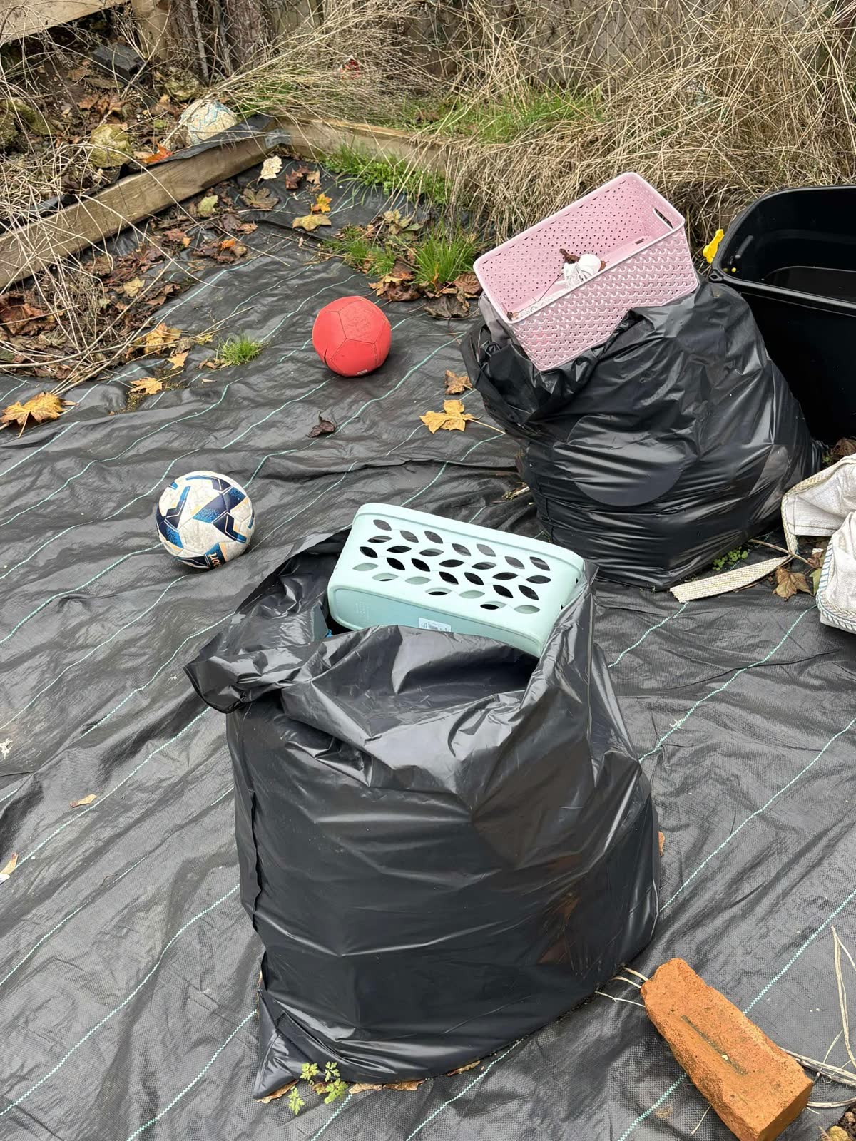 Multi-Area Household Waste Clearance in Bath before clearance
