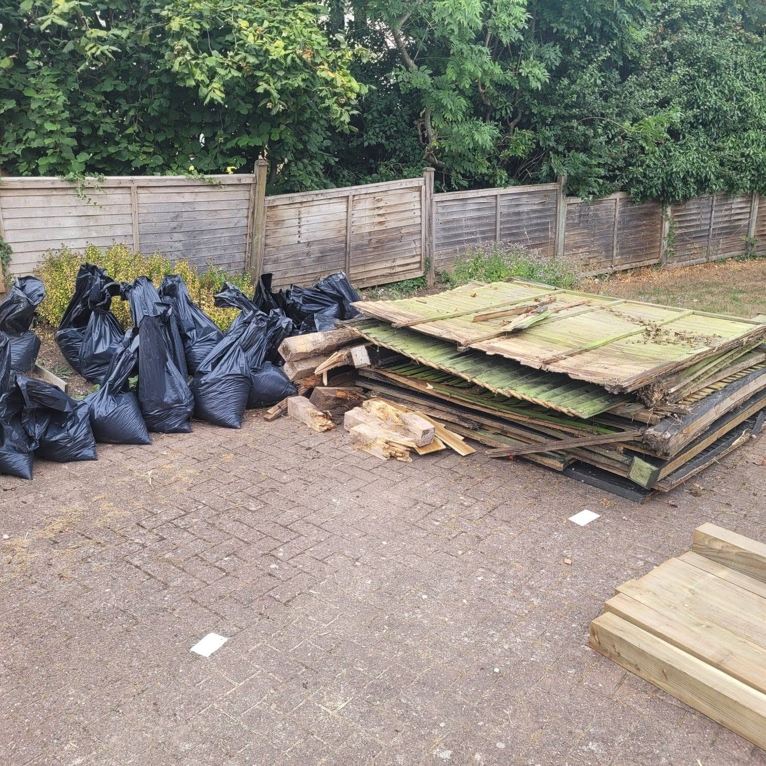 Timber and Bagged Waste Clearance for a Building Company project photo 1