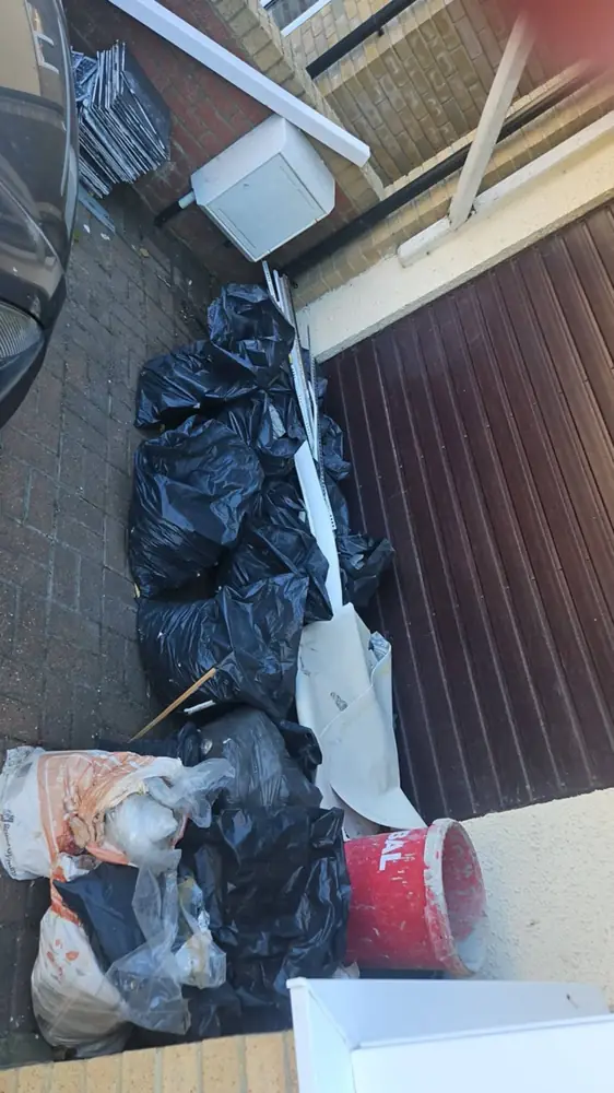 Driveway Waste Clearance before clearance