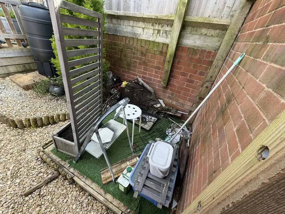 Garden Corner Clear-out before clearance