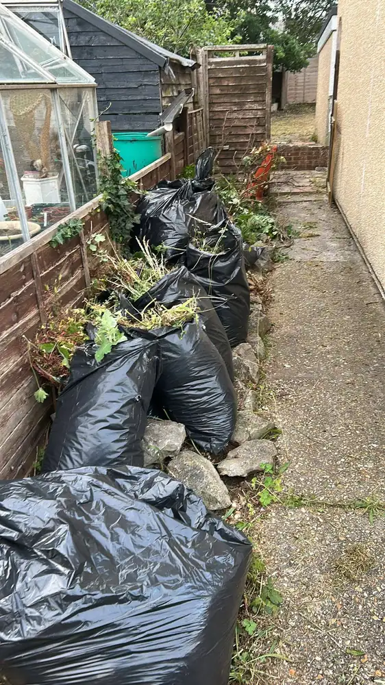 Garden Waste Removal before clearance