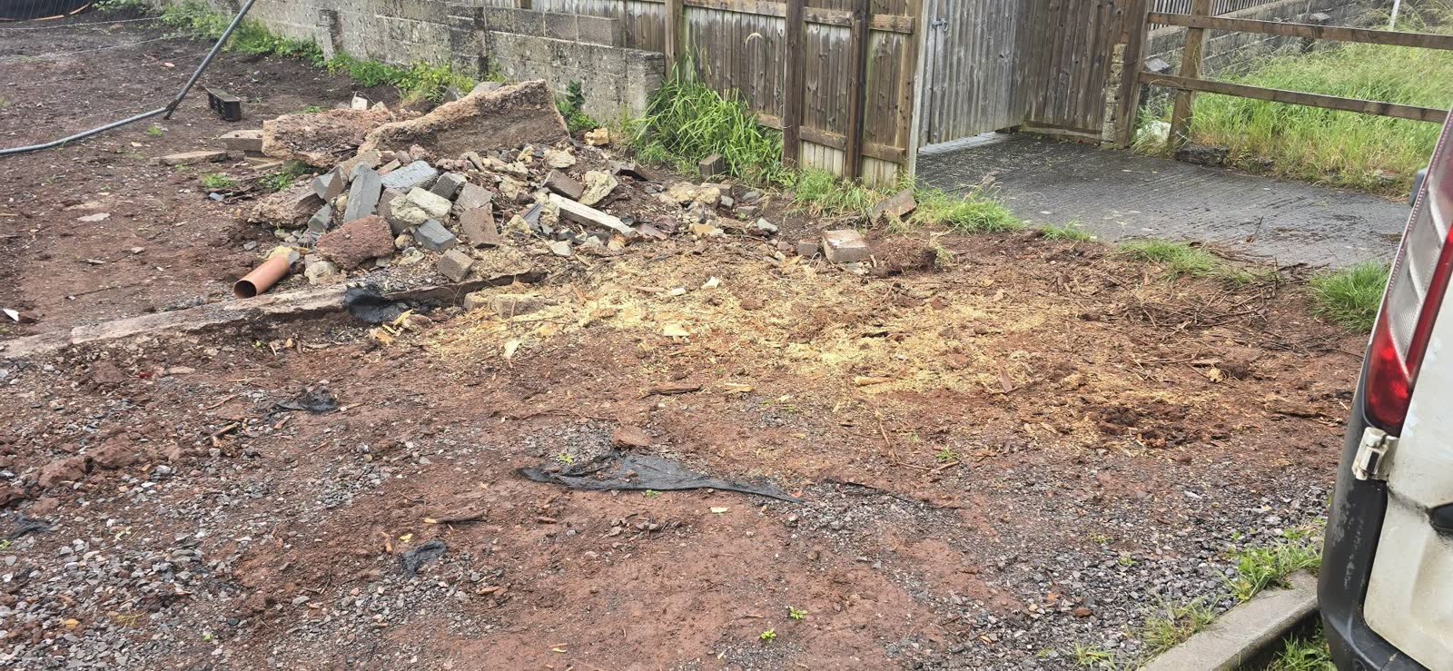 Half-Tonne Tree-Root Waste Removal after clearance