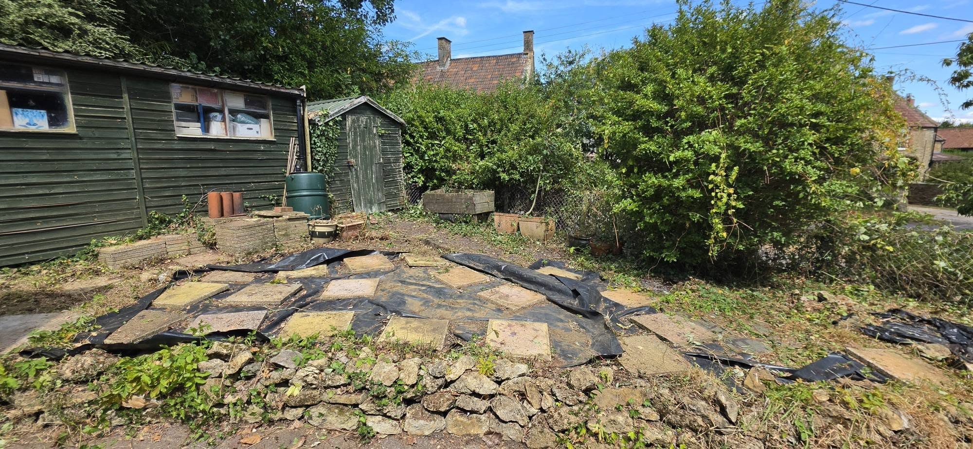 Garden after a Waste4Space clean-up