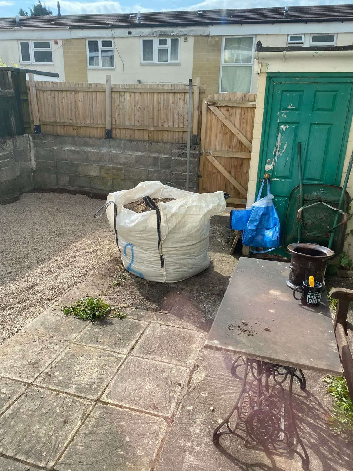 One-Tonne Hardcore and Rubble Removal before clearance