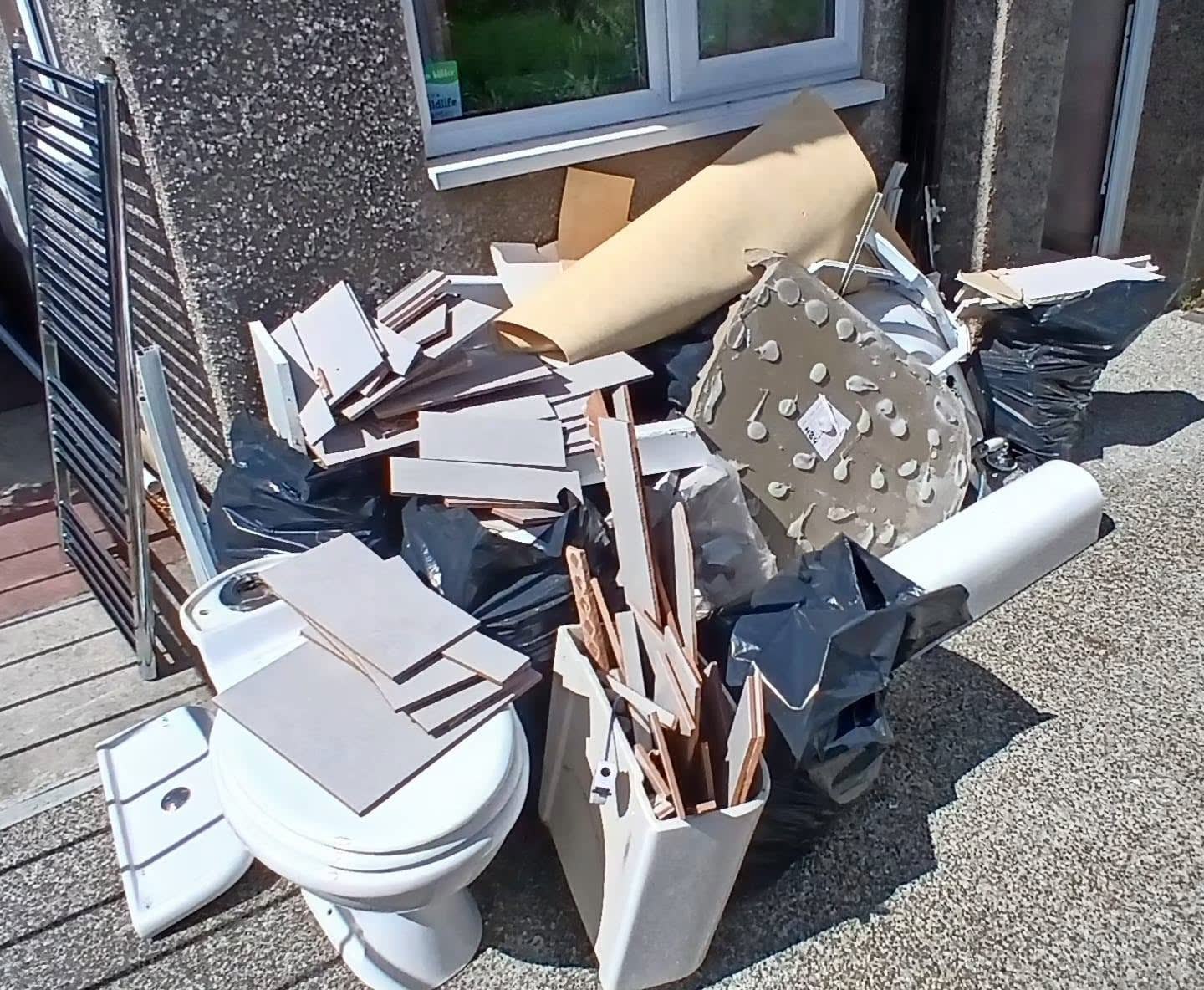 Builders Waste Clearance for a Returning Client before clearance
