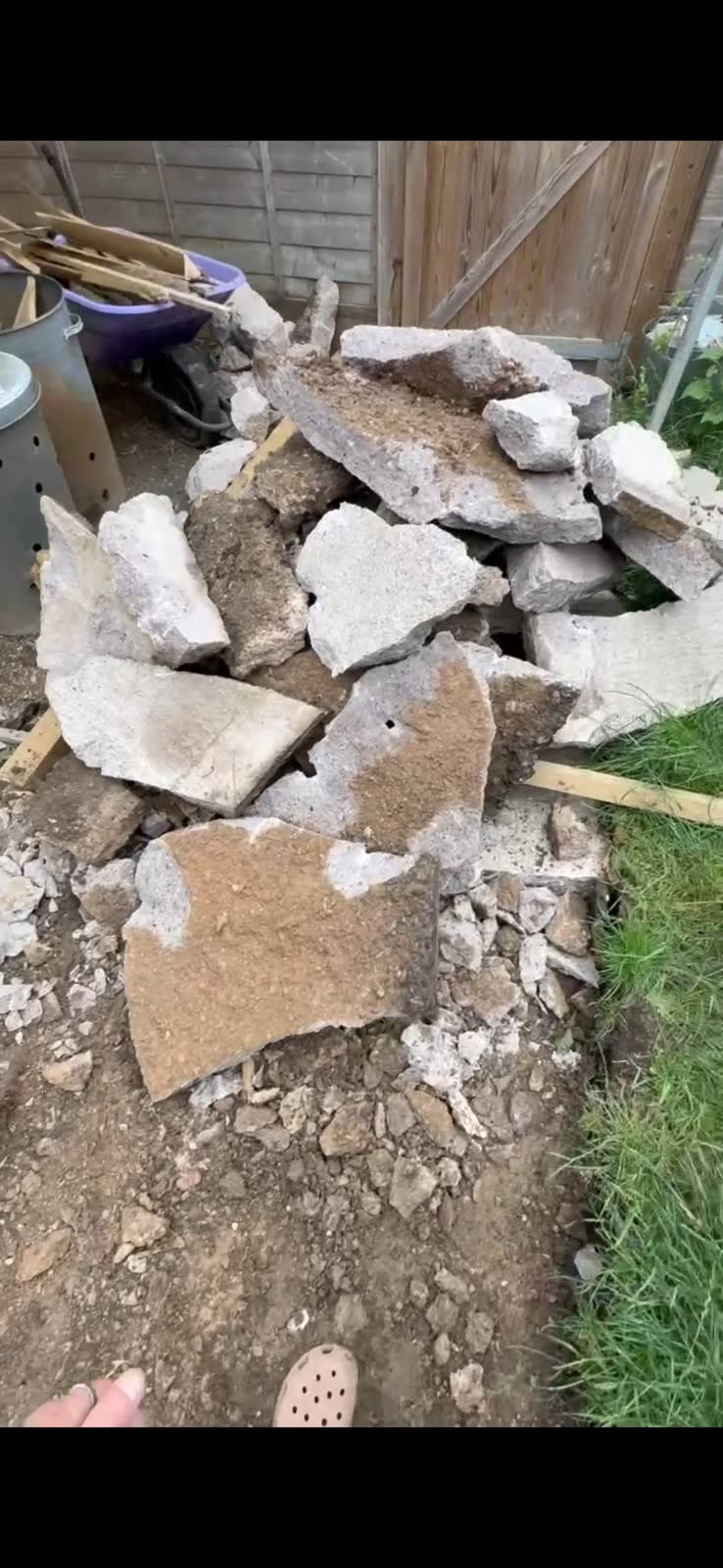 Second-Stage Hardcore Removal before clearance