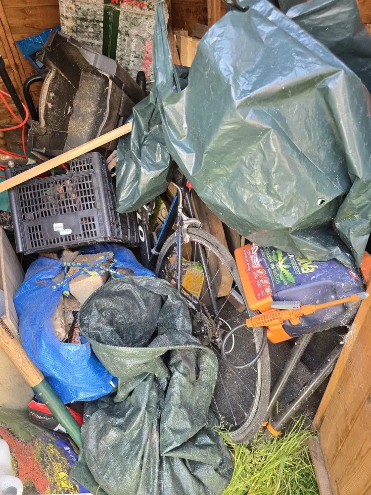 Shed Contents Clearance before clearance