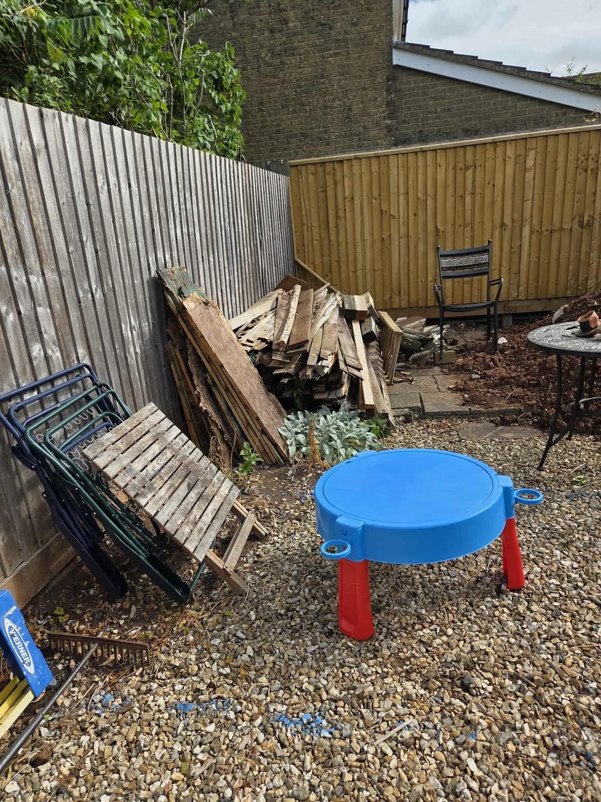 Fence Panel, Timber and Mixed Waste Removal before clearance