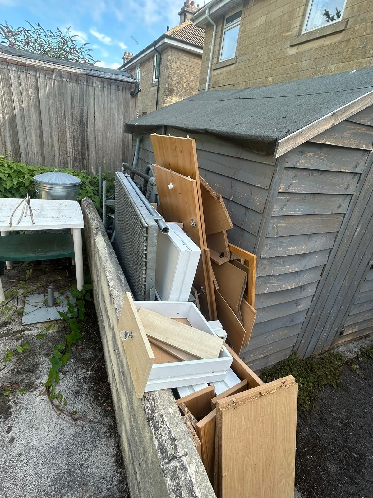 Timber and Furniture Waste Clearance before clearance