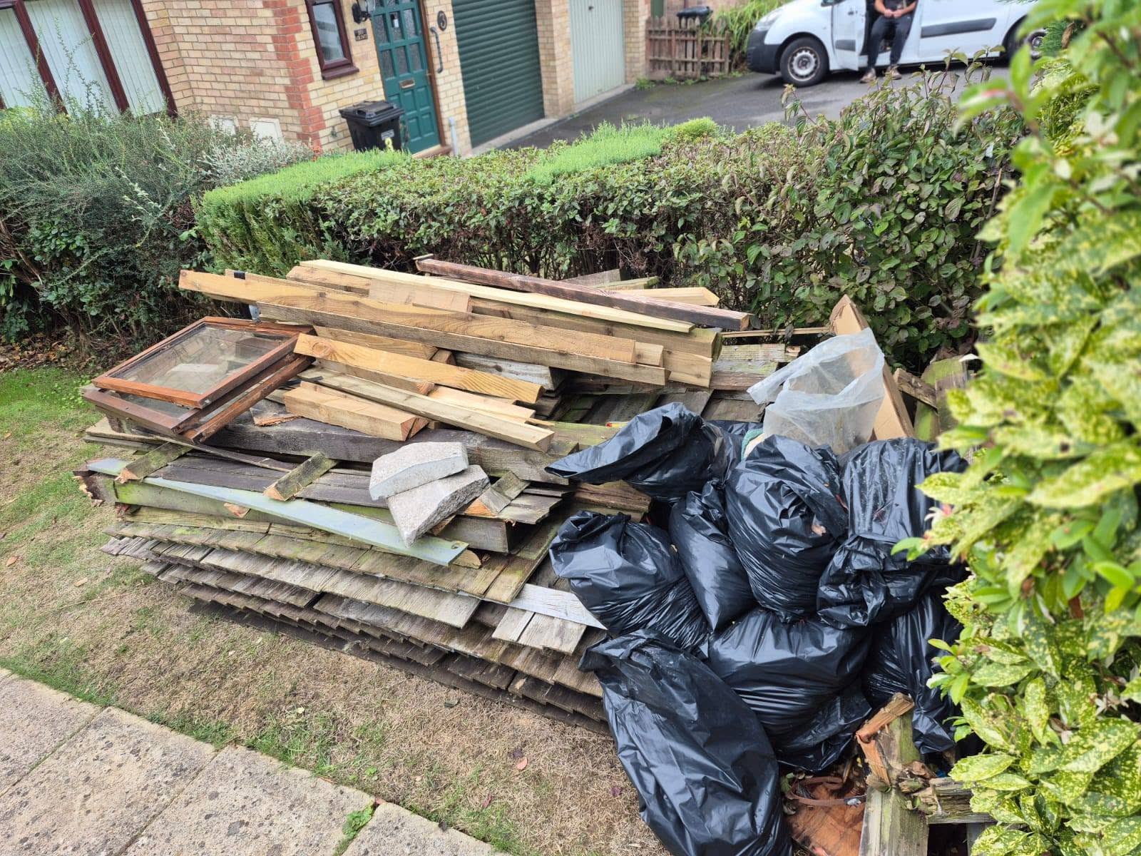 Two Residential Waste Removal Jobs before clearance