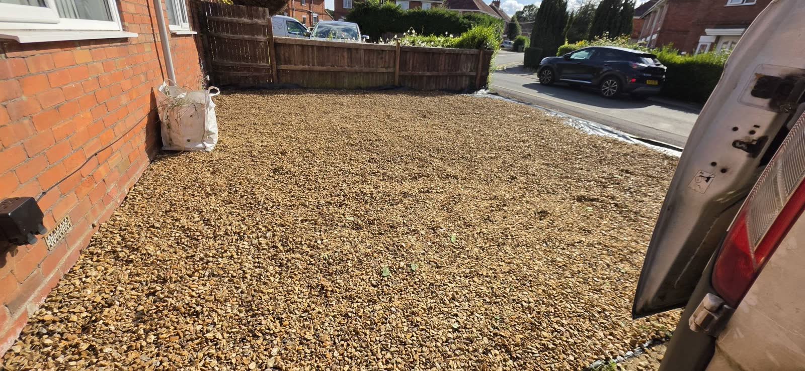 Westbury Driveway and Overgrown Garden Clearance after clearance